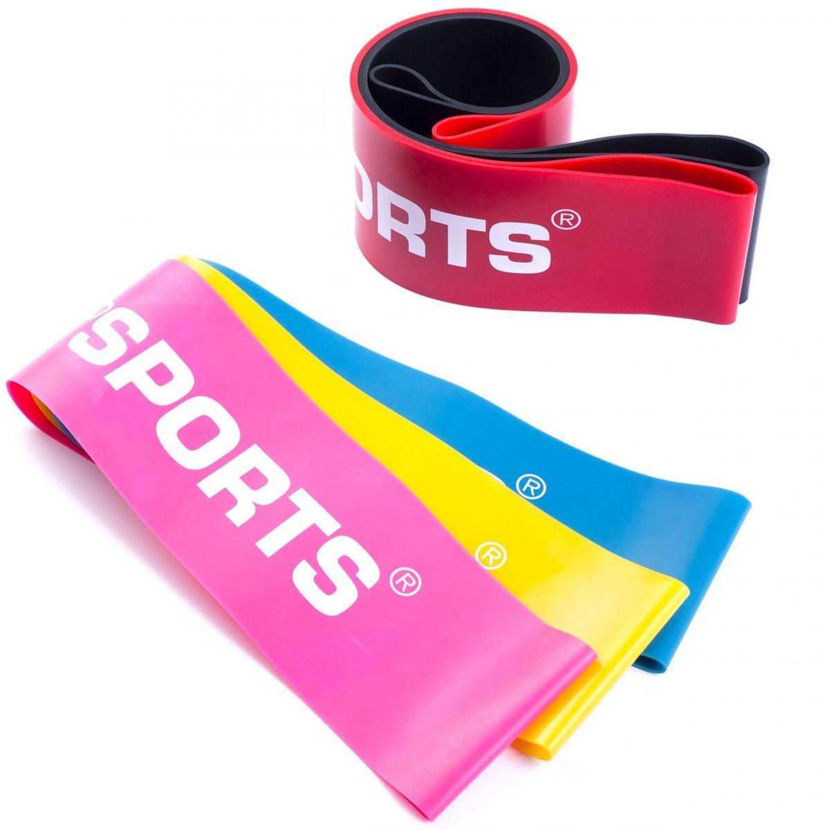 Bandes de fitness 500 x 50 mm en set complet - Gorilla Sports France