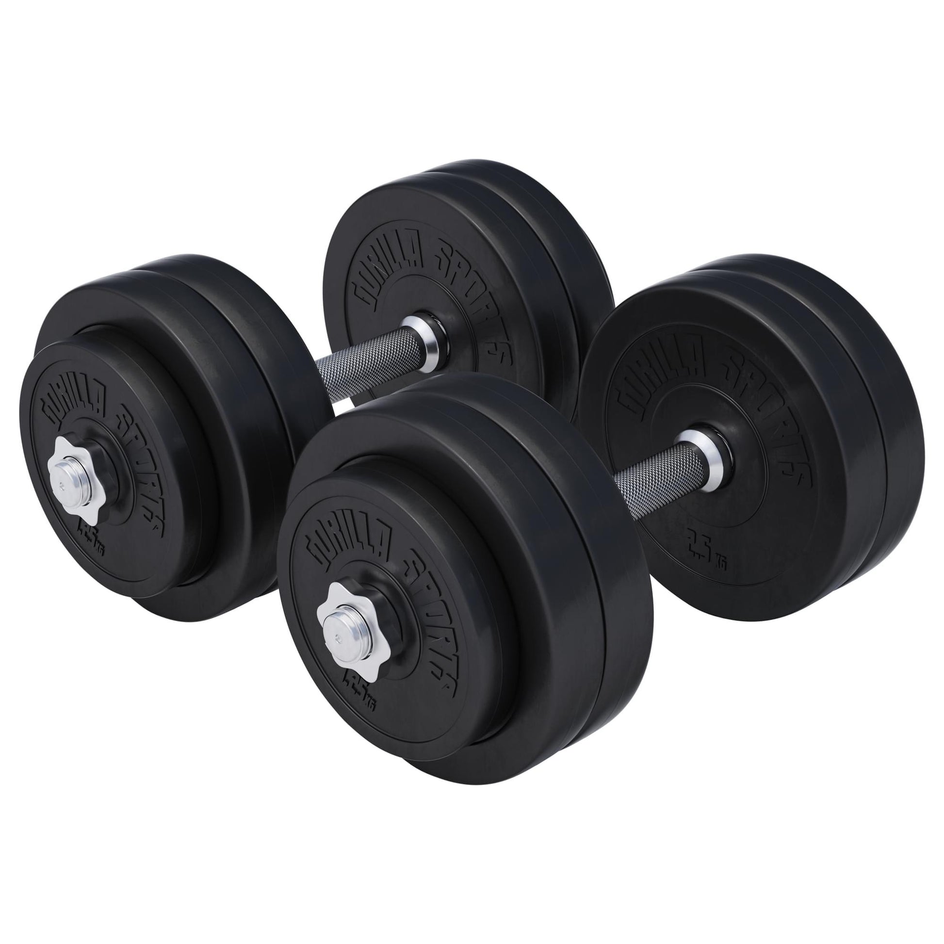 Set d'haltères en plastique de 30 kg - Gorilla Sports France