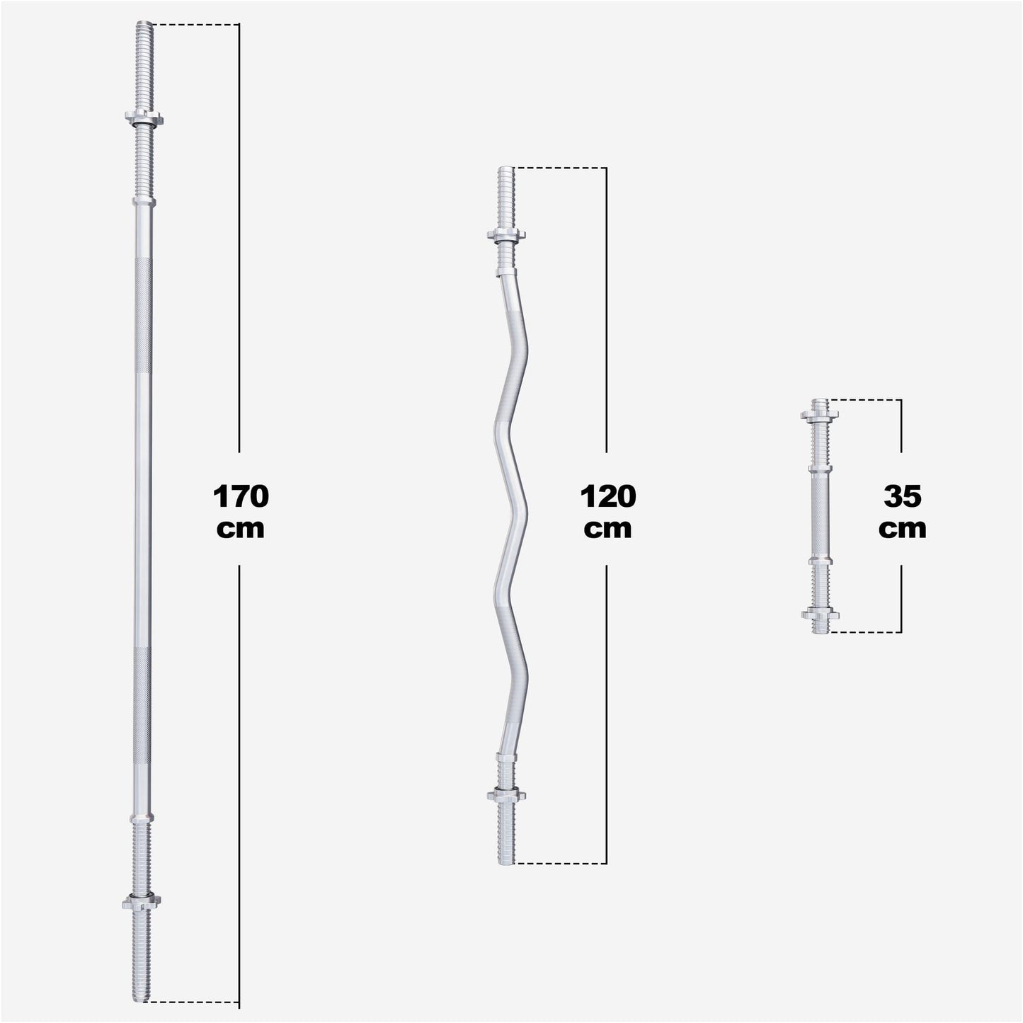 Set d'haltères en plastique de 100 kg