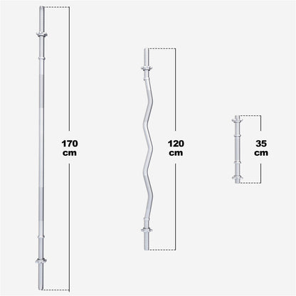 Set d'haltères en plastique de 100 kg