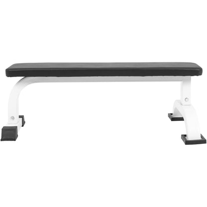 Banc de musculation plat blanc