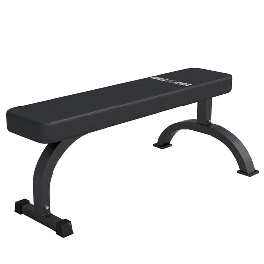 Banc de musculation plat noir - Gorilla Sports France