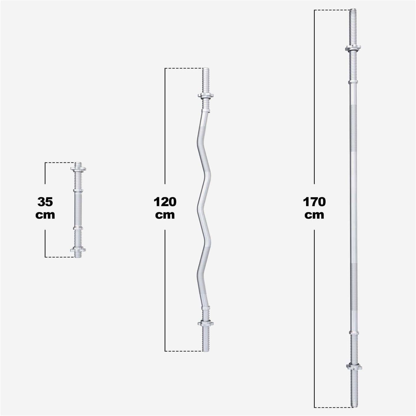 Set d'haltères en plastique Gripper 100 kg