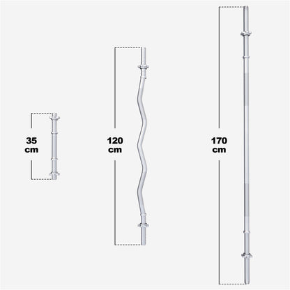 Set d'haltères en plastique Gripper 100 kg