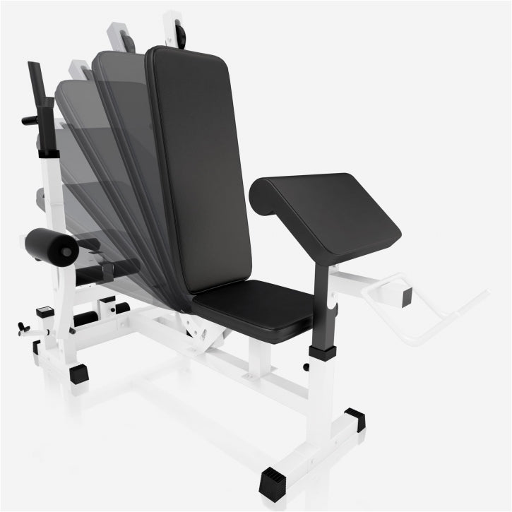 Banc de musculation universel avec set d'haltères 40 - 100 kg en plastique