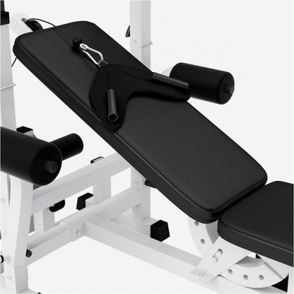 Banc de musculation universel avec set d'haltères 40 - 100 kg en plastique