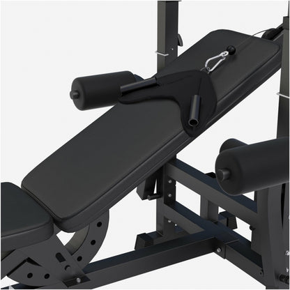 Banc de musculation universel avec set d'haltères 40 - 100 kg en plastique