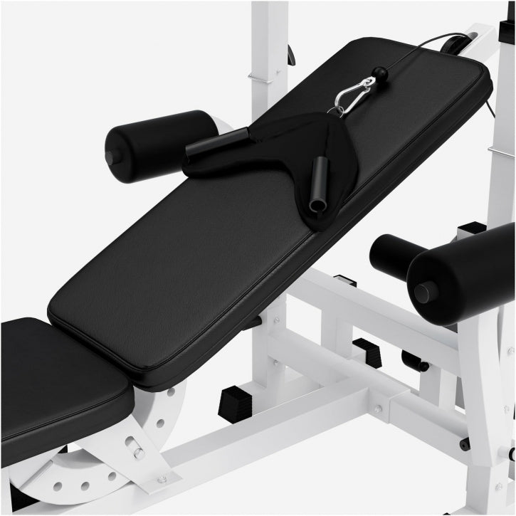 Banc de musculation universel avec set d'haltères 40 - 100 kg en plastique