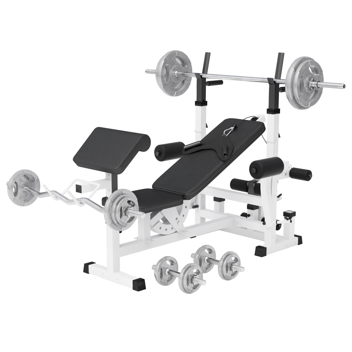 Banc de musculation en fonte Gripper 108 kg - Gorilla Sports France