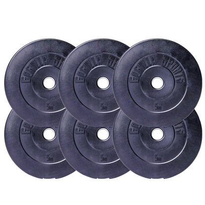 Set d'haltères en plastique 38 kg