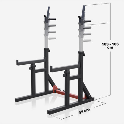 Rack à squat multifonction réglable