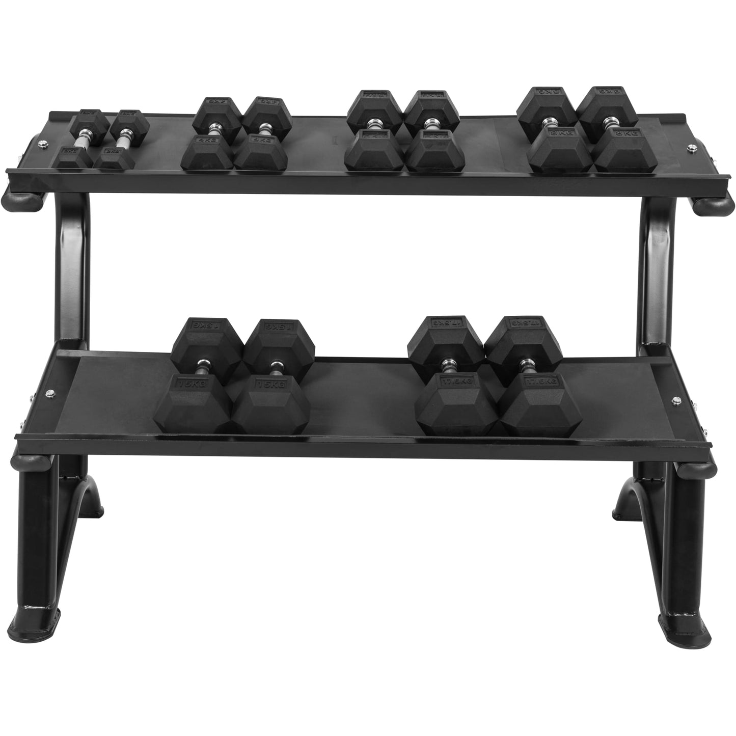 Rack de rangement pour haltères hexagonaux