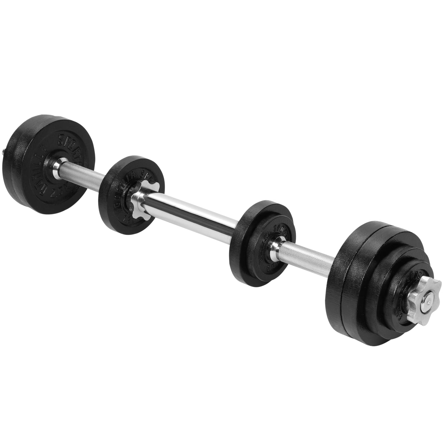 Set d'haltères modulable 2 en 1 de 22 kg