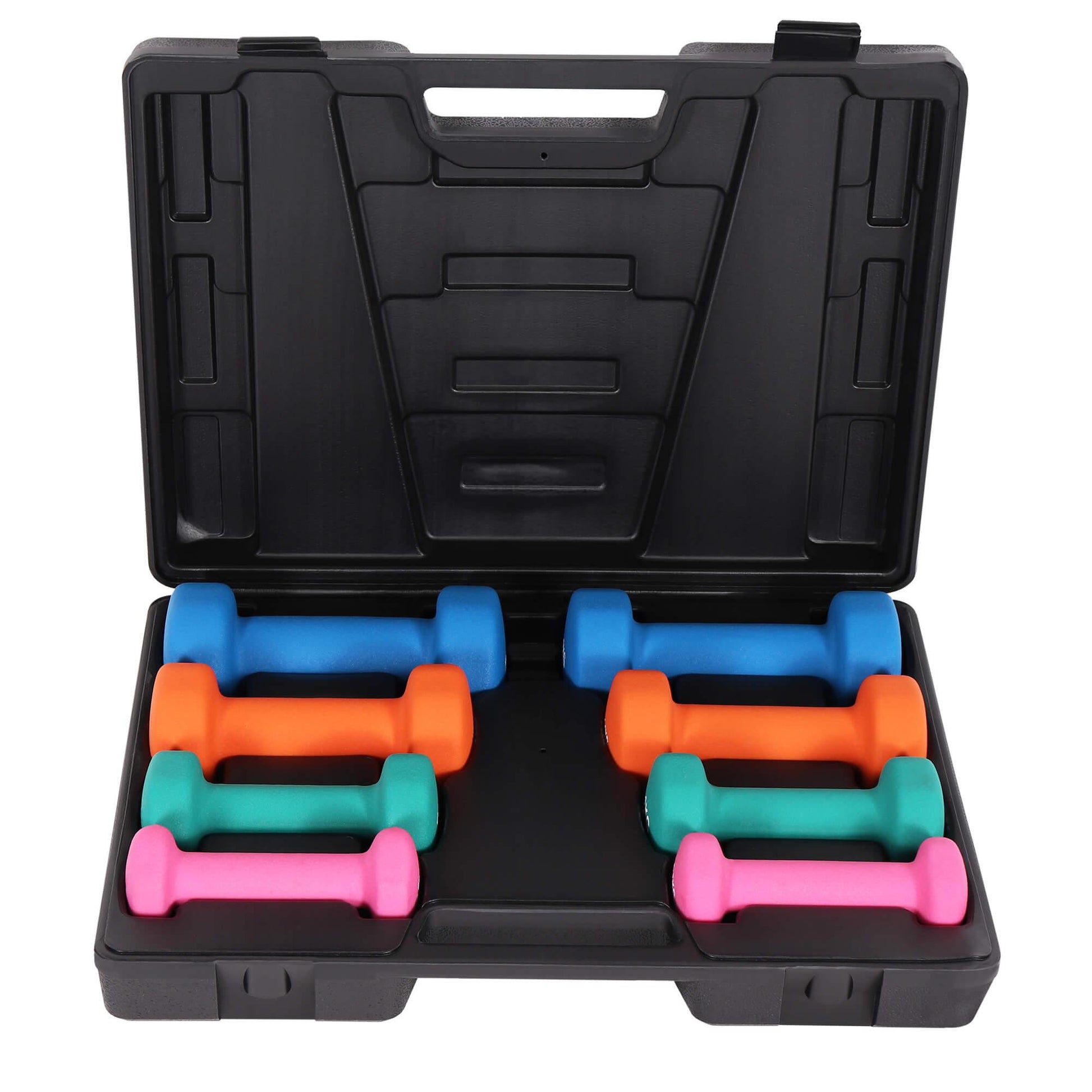 Set d'haltères fitness 10 kg avec coffret de rangement - Gorilla Sports France