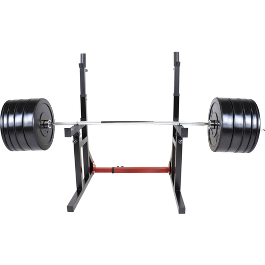 Set d'haltères longs olympiques avec rack à squat 170 kg