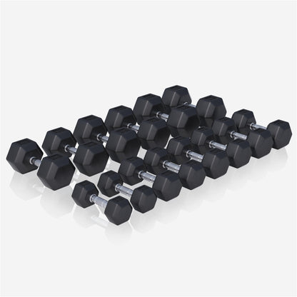 Rack de rangement avec set d'haltères hexagonaux de 237 kg