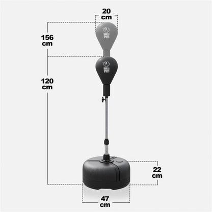 Punching Ball sur Pied (Hauteur 120 - 156 cm) - Gorilla Sports France