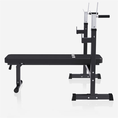 Banc Musculation avec Support Noir - Gorilla Sports France