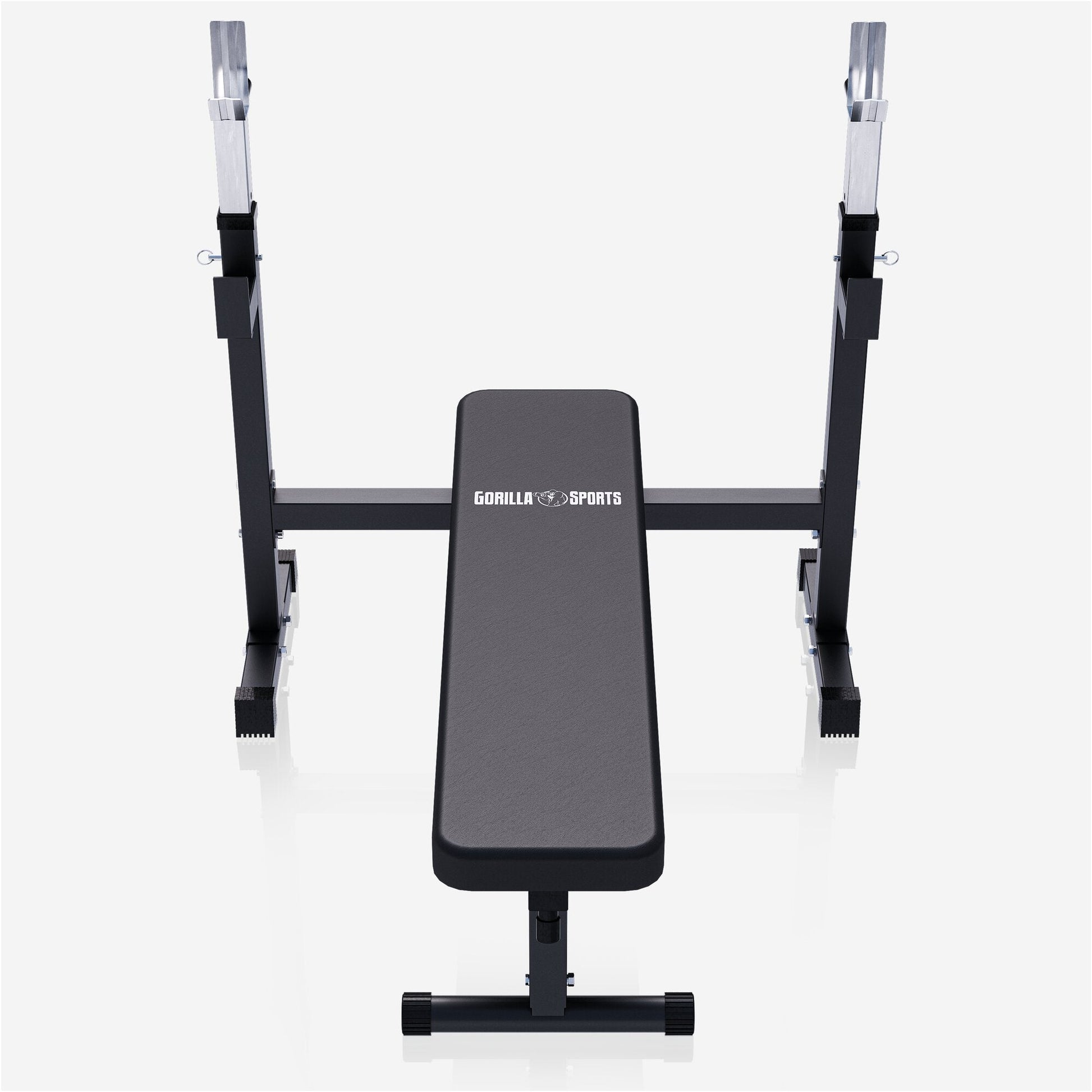 Banc Musculation avec Support Noir - Gorilla Sports France