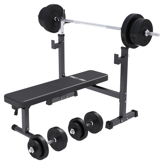 Banc Musculation avec Support (Set 40 - 100 kg)