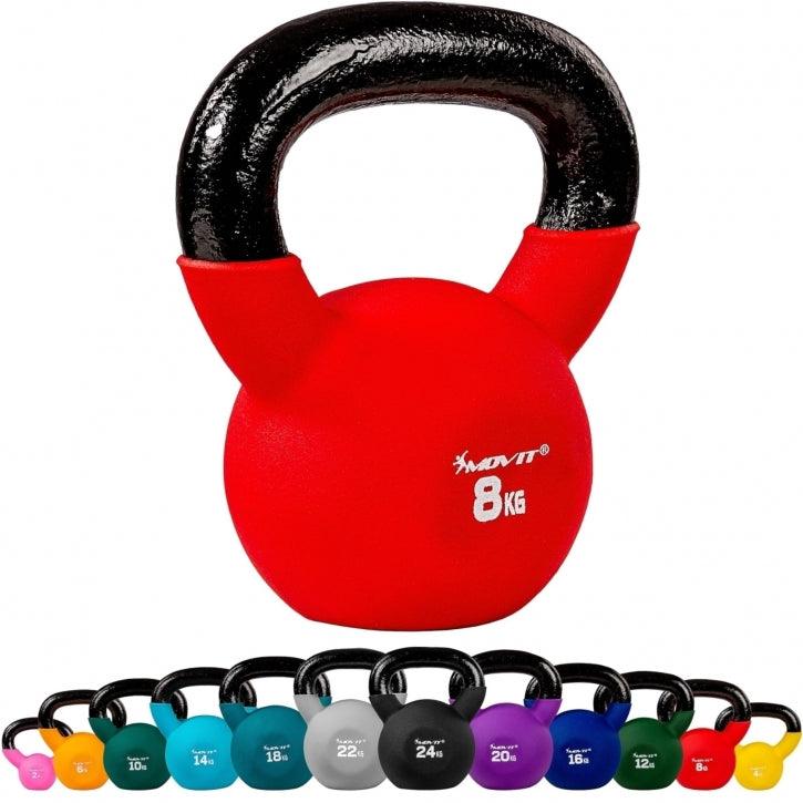 Kettlebell en fonte avec revêtement en néoprène - Gorilla Sports France