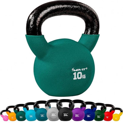 Kettlebell en fonte avec revêtement en néoprène - Gorilla Sports France