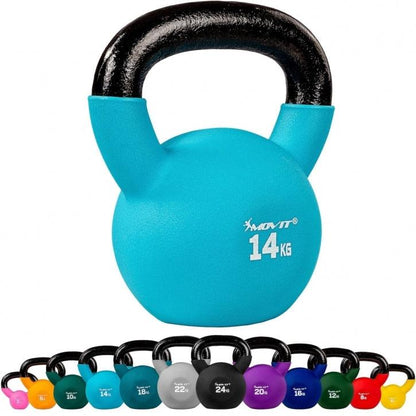 Kettlebell en fonte avec revêtement en néoprène - Gorilla Sports France