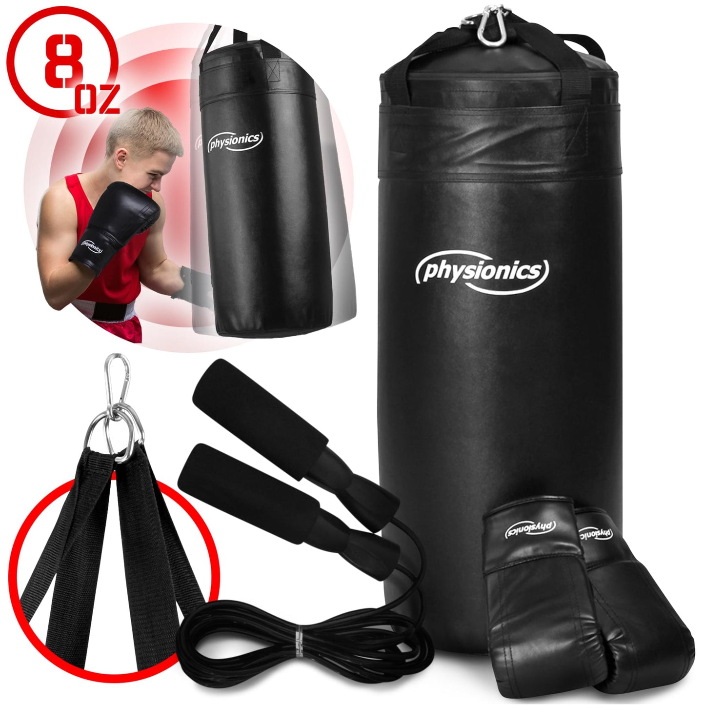 PHYSIONICS® Set de boxe pour enfants