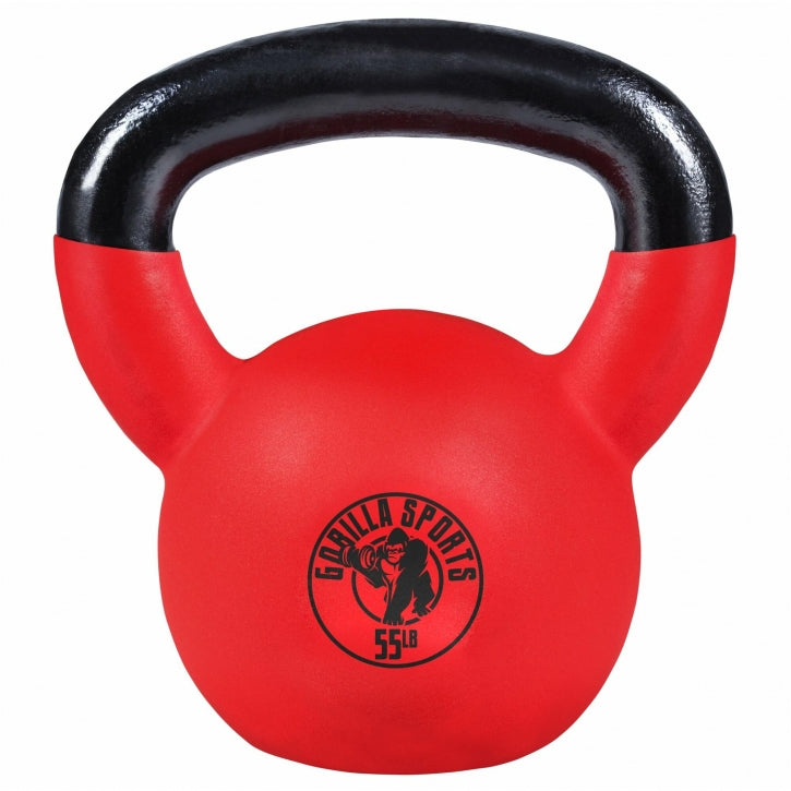 Kettlebell en fonte avec revêtement vinyle