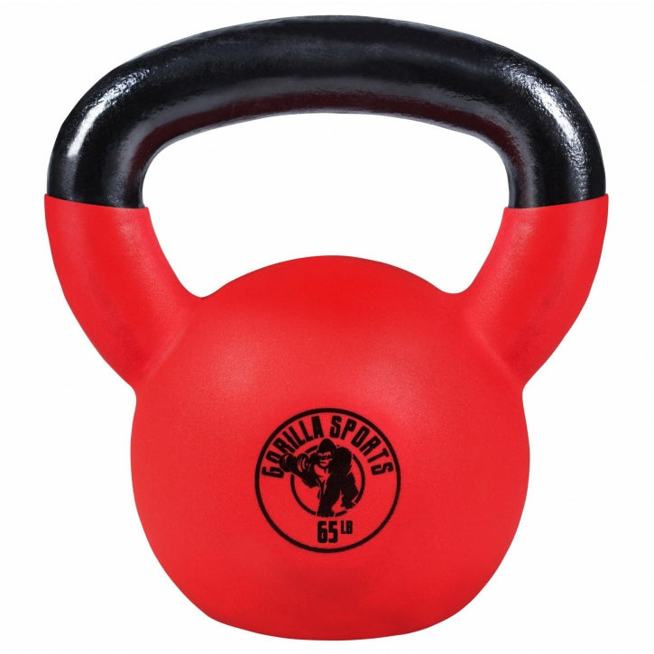 Kettlebell en fonte avec revêtement vinyle