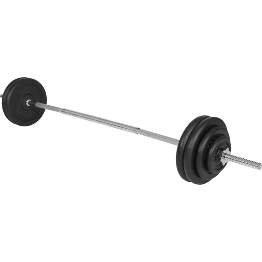 Set d'haltères longs E-Series en fonte 60 kg - Gorilla Sports France