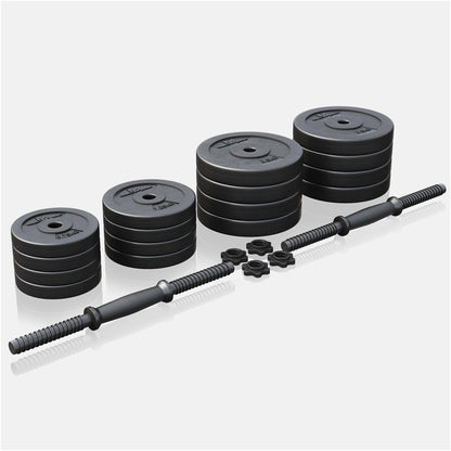 GYRONETICS® Set d'haltères courts E-Series en plastique 30 kg