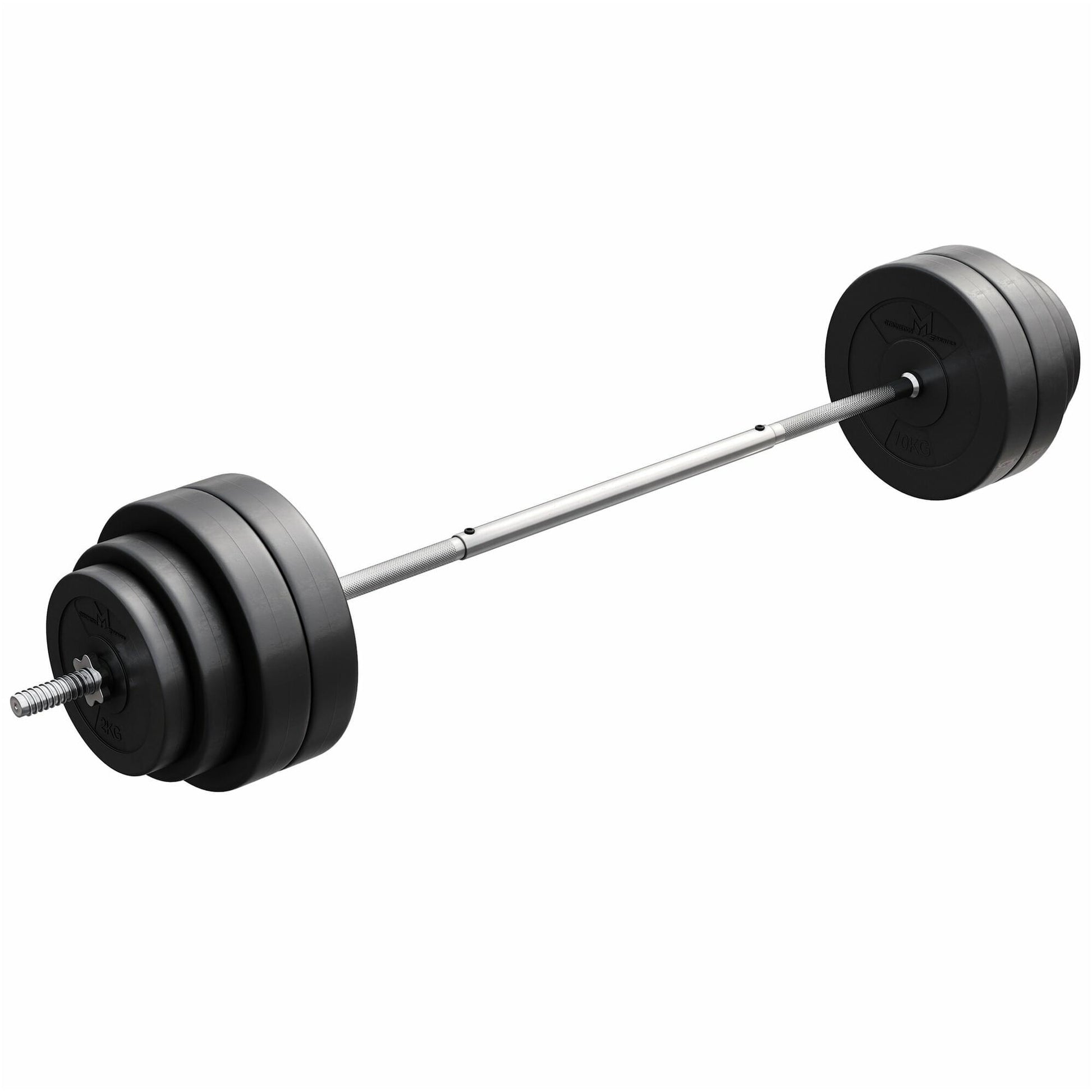 Set d'haltères longs E-Series en plastique 60 kg - Gorilla Sports France