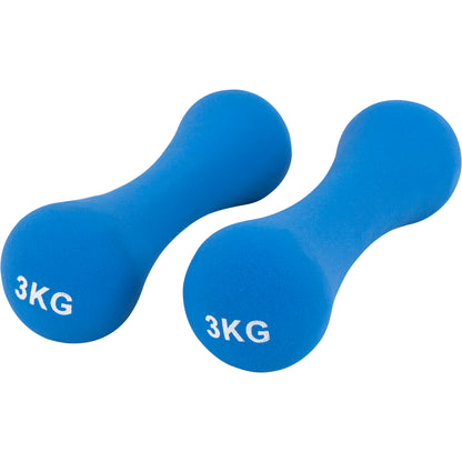 Set d'haltères gymnastique en néoprène 12 kg