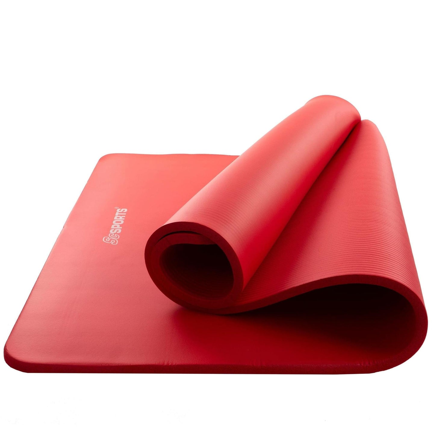 ScSports® Tapis de gym 190 x 80 x 1,5 cm, rouge