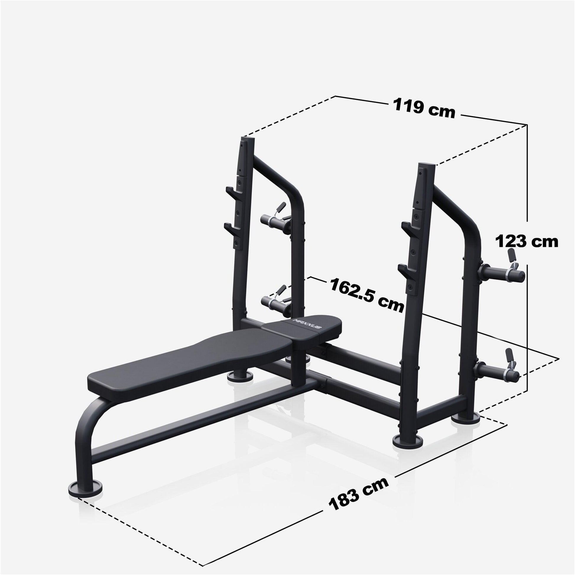 Banc Musculation avec Rangement PRO - Gorilla Sports France